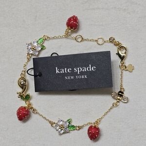 Kate Spade Strawberry Fields Charm Bracelet
